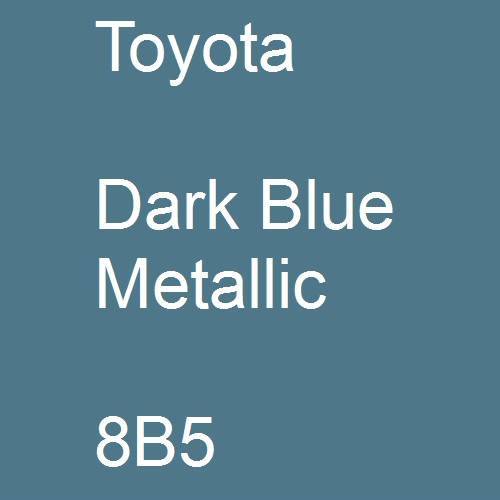 Toyota, Dark Blue Metallic, 8B5.